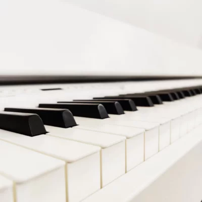 teclas de piano.